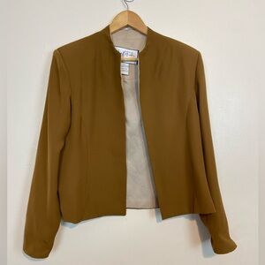 Mary McFadden Cropped Blazer Jacket – Size 12